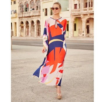 

Saida De Bath For Beach Dress Cover Ups Outings Tunics Womens Bather Beachwear Ladies Kaftan 2019 New Cotton Flower Sexy