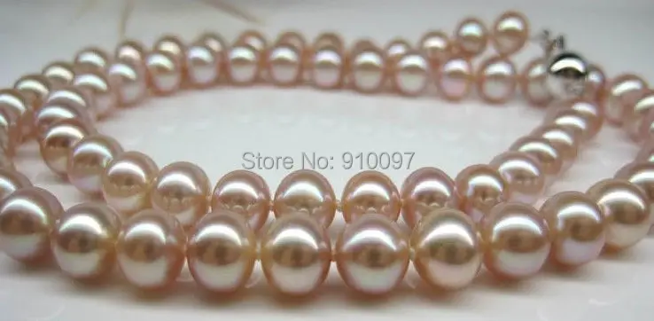 

LHX54013>>>HUGE AAA 18"11-12MM NATURAL SOUTH SEA GENUINE GOLD PINK PEARL NECKLACE GOOD LUST