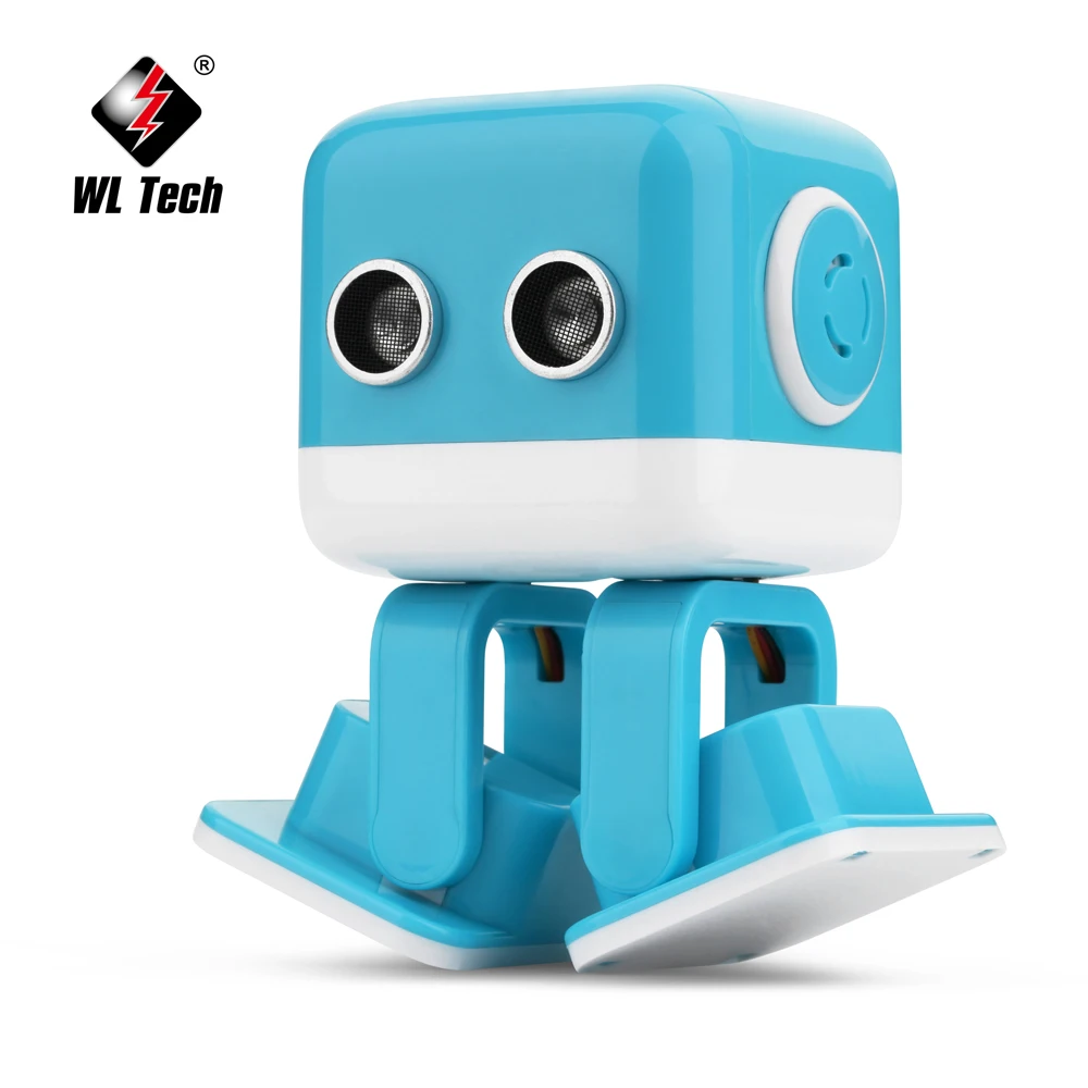 WLToys Cubee F9 Интеллектуальный робот приложение Программирование музыка танцы Индуктивный развивающие RC робот игрушка для детей