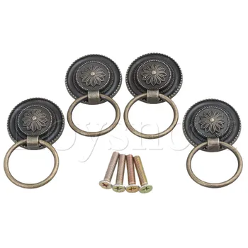 

4x Antique Wooden Foot Zinc Alloy Hardware Tiger Foot Bronze Corners 60x45mm