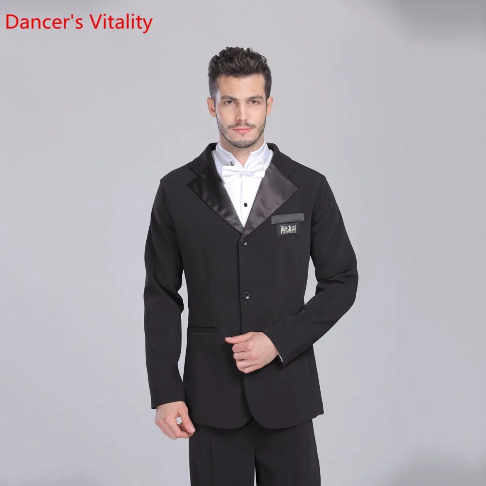 

Ballroom dance jacket For men Dance Top For men s Salsa Tango Standard suit tops with long sleeves