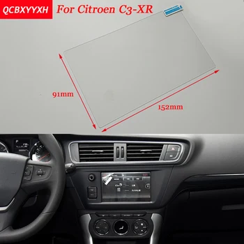 

Car Sticker 7 Inch GPS Navigation Screen Steel Protective Film For Citroen C3-XR Control of LCD Screen Car Styling