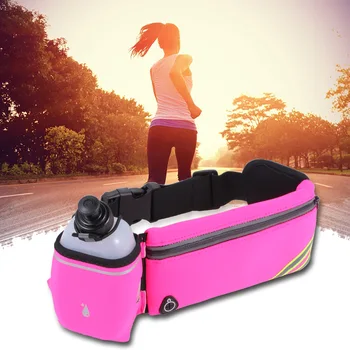 

2019 Outdoor Sports Waist Bag Running Fitness Waterproof Men and women Anti-theft Mobile Invisible Kettle Travel Storage Bag