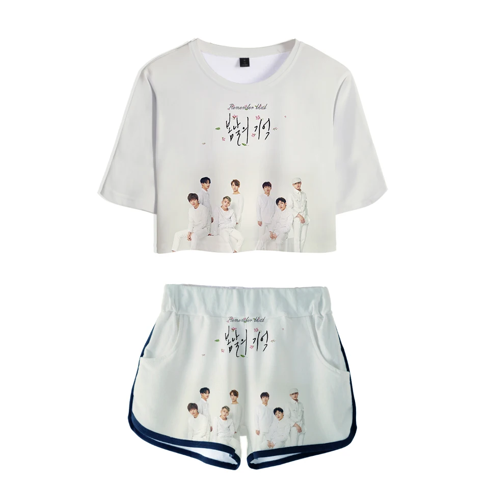 

aikooki BTOB swomen 3d tshirt with buttons women's t-shirt summer Short Tracksuit t shirts Hip Hop sleeve Ventilation Sweatshirt