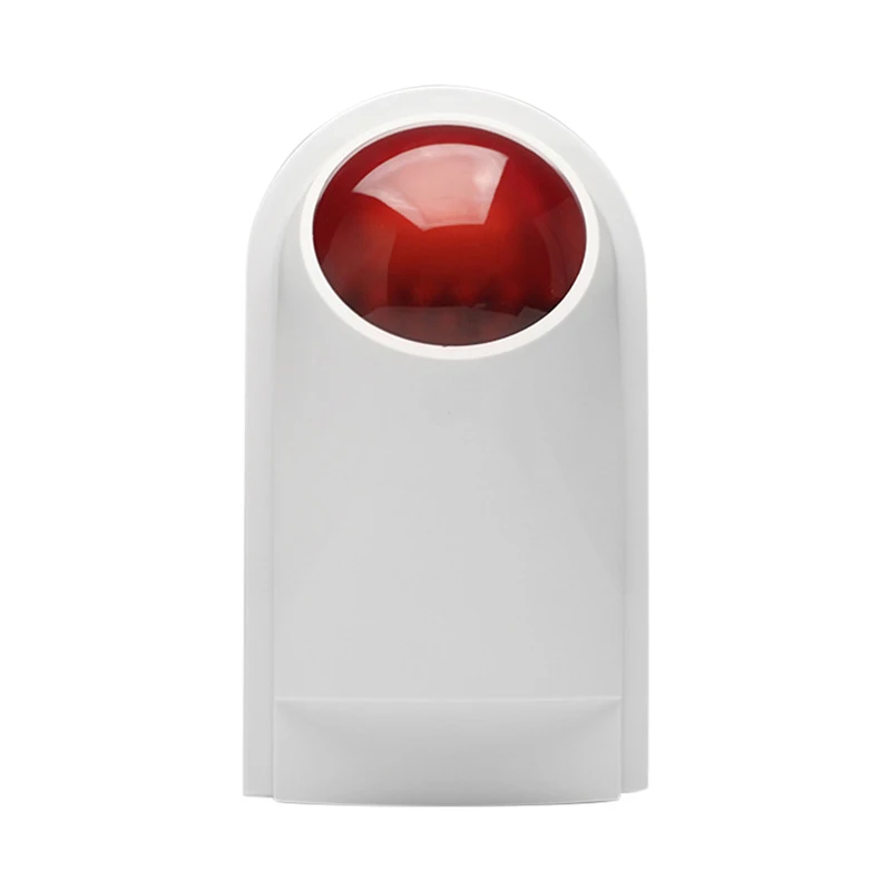 

Outdoor Wireless Flash Strobe Sound Siren Red Light Alarm System for Home Security Protect SL@88