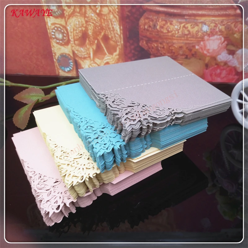  100 Pcs Guests Name Place Invitation Table Card Wedding Favor Decoration Laser Cutting Party Table  - 32864638050