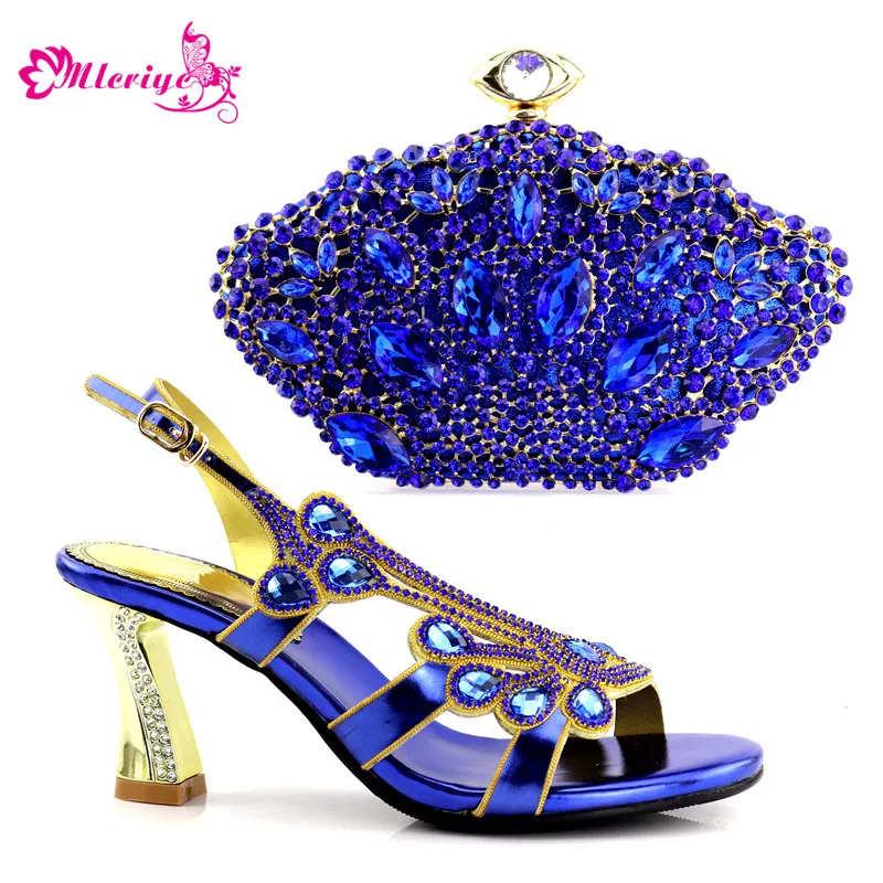 

New Arrival Italian Shoes with Matching Bags for Women Women Shoes and Bag Set In Italy Nigerian Women Wedding Shoes Party Pumps