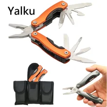 Yalku красочные многофункциональные плоскогубцы ручной набор инструментов комбинированные плоскогубцы многофункциональный инструмент складной нож напильники челюсть пила плоскогубцы ручной инструмент