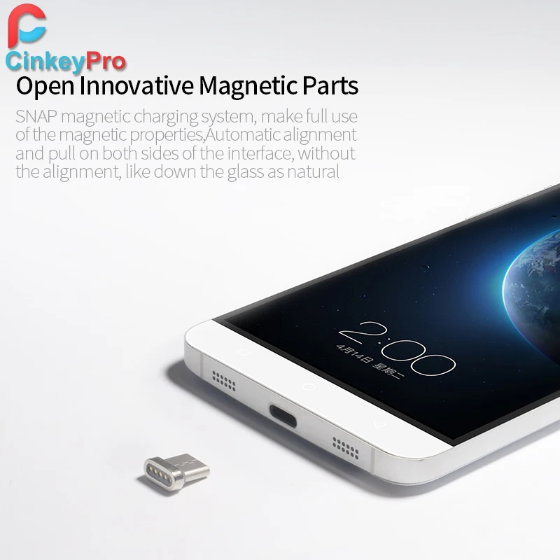 Зарядная док станция CinkeyPro USB Type C Магнитная подставка для Samsung мобильный телефон