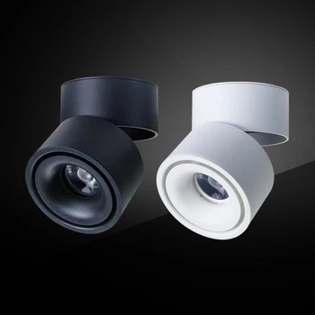 

Surface Mounted LED Spot Light 360 Rotation dimmable COB LED Downlights 5W 7W 12W 20W COB Downlights AC85-265V LED Ceiling Lamps