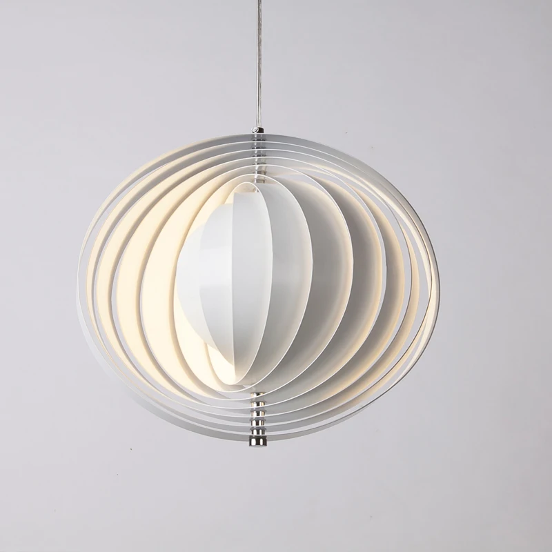 

modern rotare moon pendant light Restaurant Bar personality art bedroom bedside hanging light