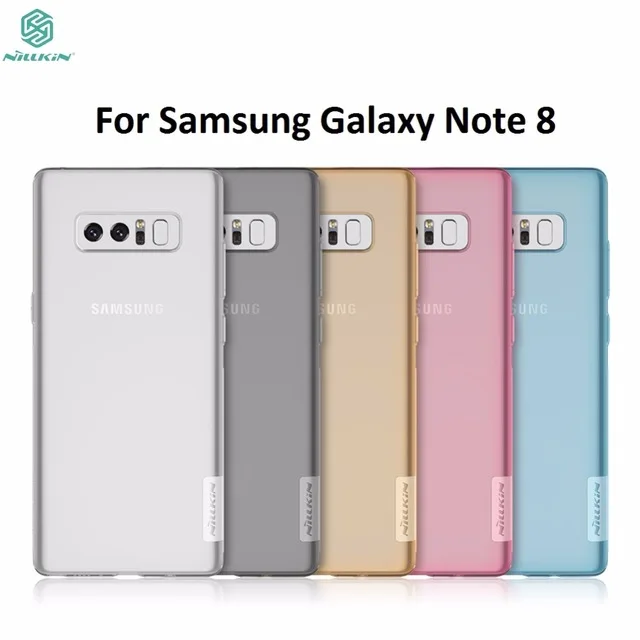 Nillkin Nature TPU Мягкая обложка для Samsung Galaxy Note 8 чехол Note8 прозрачный задняя крышка |