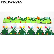 ^^Best Offers FISHWAVES Large Flower Fence Felt Diy Home Decoration Children Room Decoration And Free Cutting Cute Pendant Green Grass Felts ^^Best Offers FISHWAVES Large Flower Fence Felt Diy Home Decoration Children Room Decoration And Free Cutting Cute Pendant Green Grass Felts