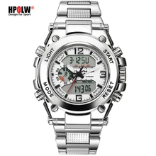 HPOLW Brand Military Sports Watches Men Electronic LED Digital Wrist Watch Waterproof Sport Shock Watch Men Relogio Masculino