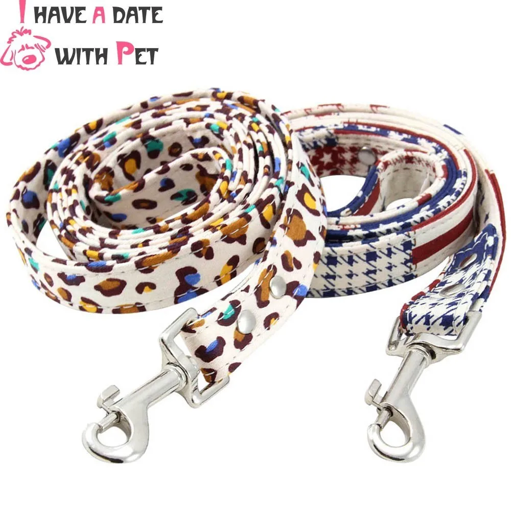 

Length 120CM Good Quality Canvas Pet Dog Leash for Small Medium Large Dogs Walking Running Leashes Leads Pets Supplies S/M 1PC