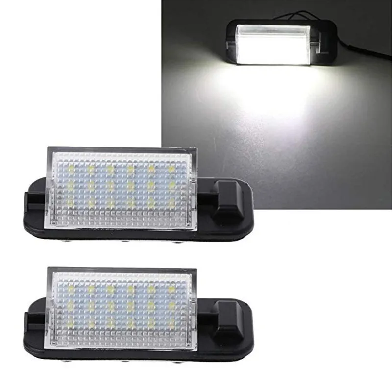 

2 pieces white license plate light Error 18 LED lamps 3528SMD For BMW 3 Series E36 1992-1998 for 318i / 320i / M3