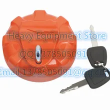 Топливная крышка с 2 ключами для Deawoo Doosan Bobcat E85 110911-00126 HDB160119 DH215-7, DH225-9, DH300 DH340-5 Bobcat E85