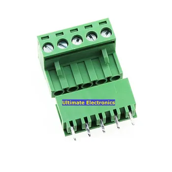 

20sets Connection Terminal Green 2EDG5.08 2P 3P 4P 5P 6P 7P 8P 9P 10P 5.08mm pitch connector Straight-Pin