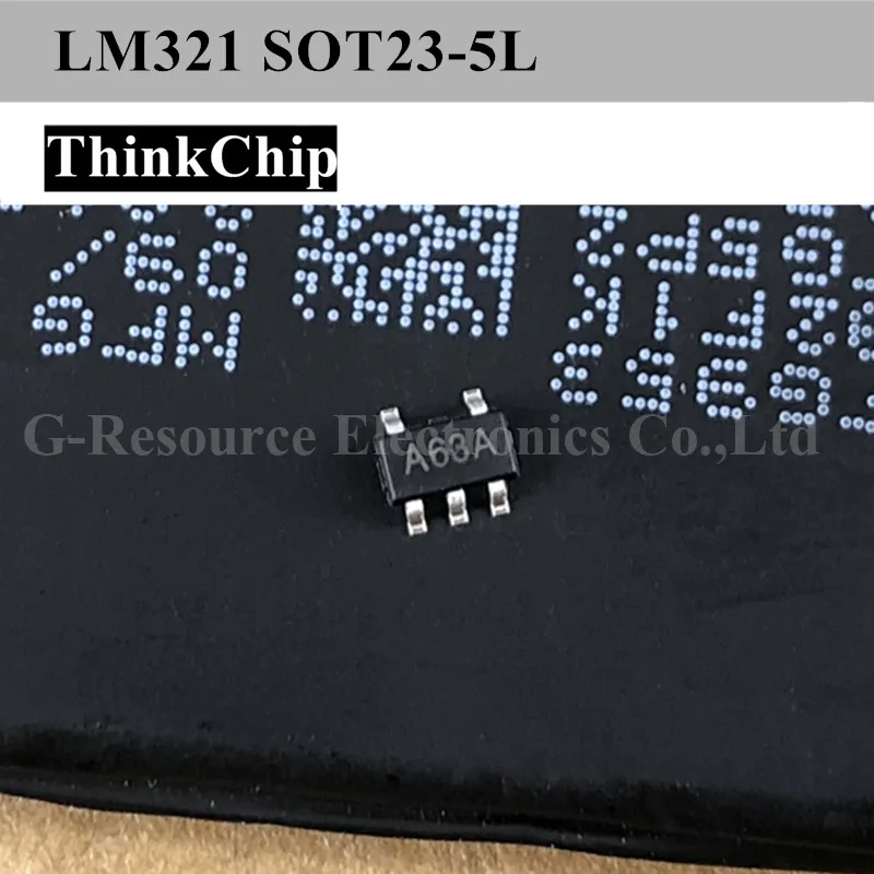 (20pcs) LM321 SOT23-5 OP-AMP Low Power Operational Amplifier (Marking A63A) | Электроника