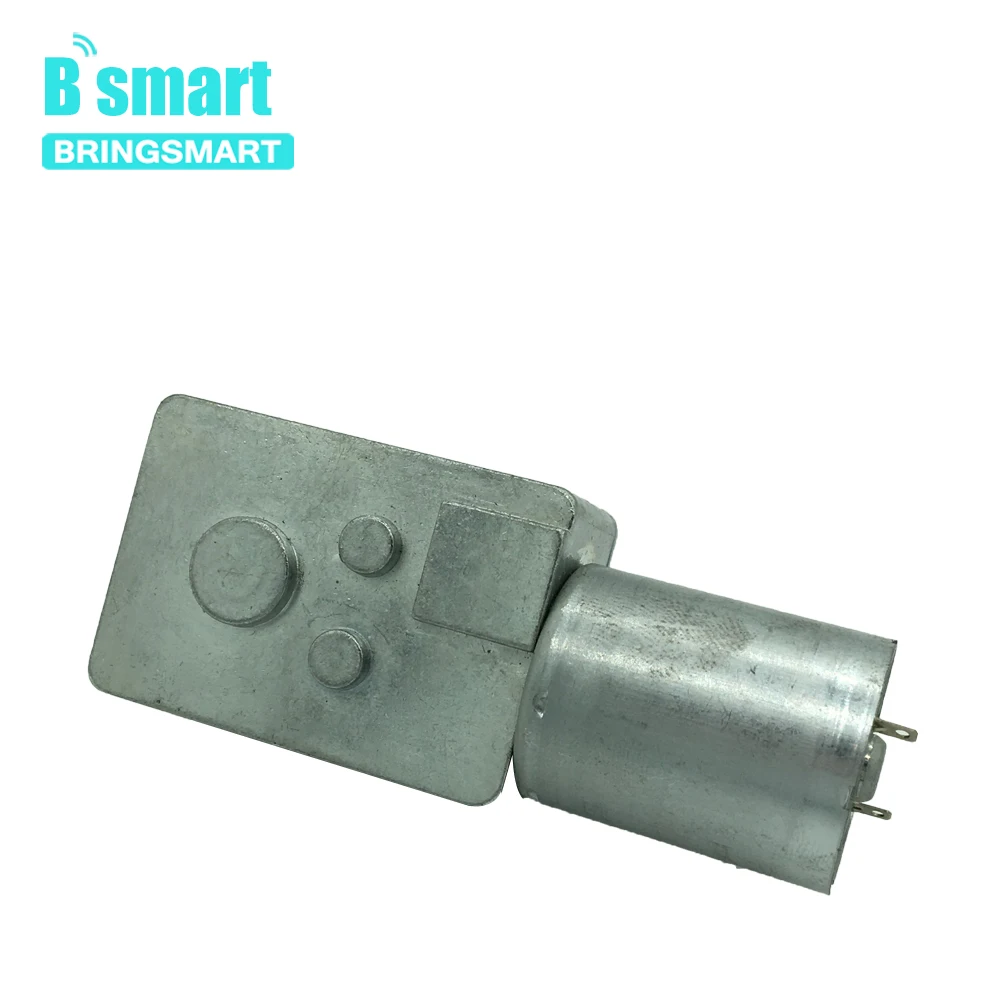 Bringsmart JGY-370-3000 12 вольтового источника электропитания постоянного тока 24 v 1 об/мин постоянного тока червь Шестерни мотор 6 вольтового источника электропитания постоянного тока 2RPM с низким Скорость для соотношение 1: 3000 самозапирающийся мотор