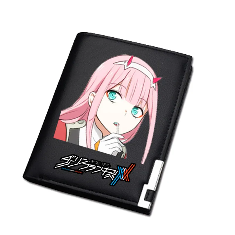DEOLBA Coin PU Leather Wallet Purse for Darling in The FRANXX Zero Two Bag Holder Layer Cool Hot