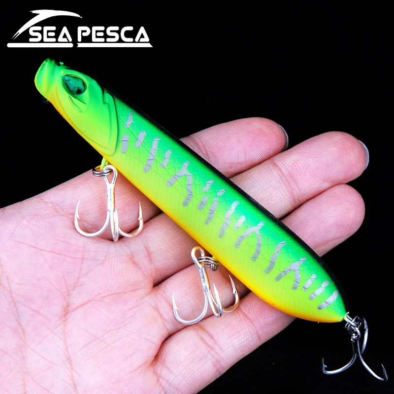 SEAPESCA новая приманка для рыбалки карандаш Crank Bait 100 мм 18 г Topwater плавающие воблеры
