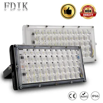 

50W Floodlights AC165~260V Outdoor Lights Ultra bright LED Flood Light DIY Combination LED Projector Garden Street Lamp