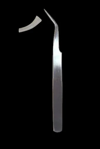 Катушка отец Многофункциональный Vape керамический Пинцет прямой с SS ручкой полезный инструмент DIY для RDA RDTA аксессуары для электронных сигарет - Цвет: Silver Elbow Tweezer