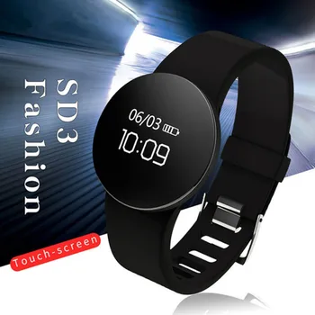 

Smart Bracelet SD03 Color Screen Passomether Motion Tracker for Android / IOS Mobile Phone Smart Band Wristband