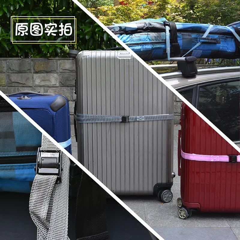 5M SUV self-driving fixed binding belt tensioner simple zinc alloy buckle tie device luggage strap tightener