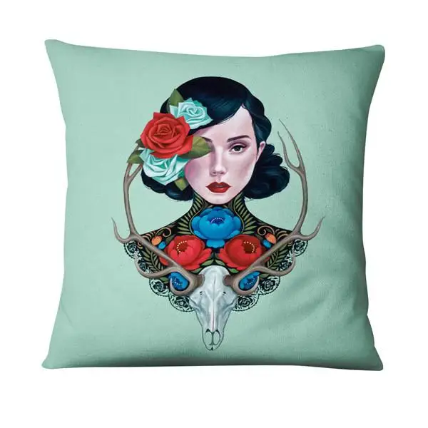 Modern Painting Girls Printed Pillowcase Home Decoration Pillow Art Cushion Decorative Pillows Home Decor Sofa Throw Pillow 