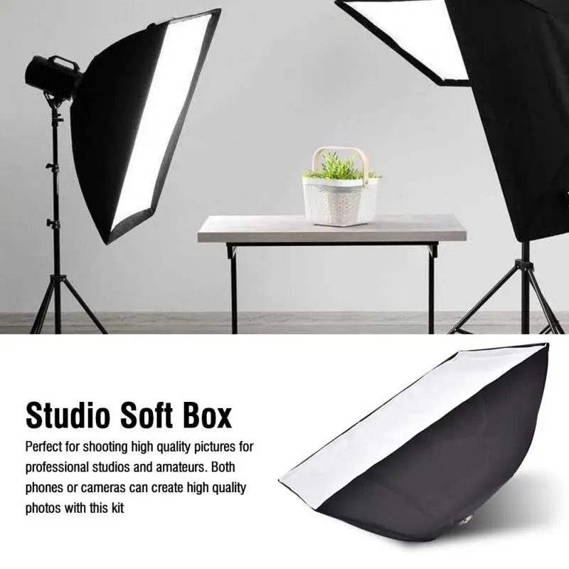 Камера фотографии Speedlite фонарик Softbox Фотостудия аксессуары (60*90 см)