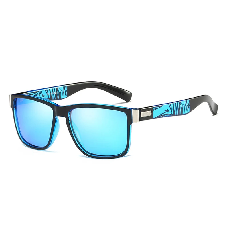 Спортивные солнцезащитные очки, поляризационные, для велоспорта, рыбалки, пешего туризма, очки для женщин и мужчин, спортивные солнцезащитные очки, фирменный дизайн, UV400, очки Oculos 518 - Цвет: C2 BLACK BLUE