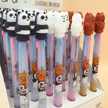 3 шт./партия три Мы Голые Медведи голые медведи 3 цвета короткая и толстая шариковая ручка школьные канцелярские принадлежности подарок канцелярские принадлежности Papelaria Escolar