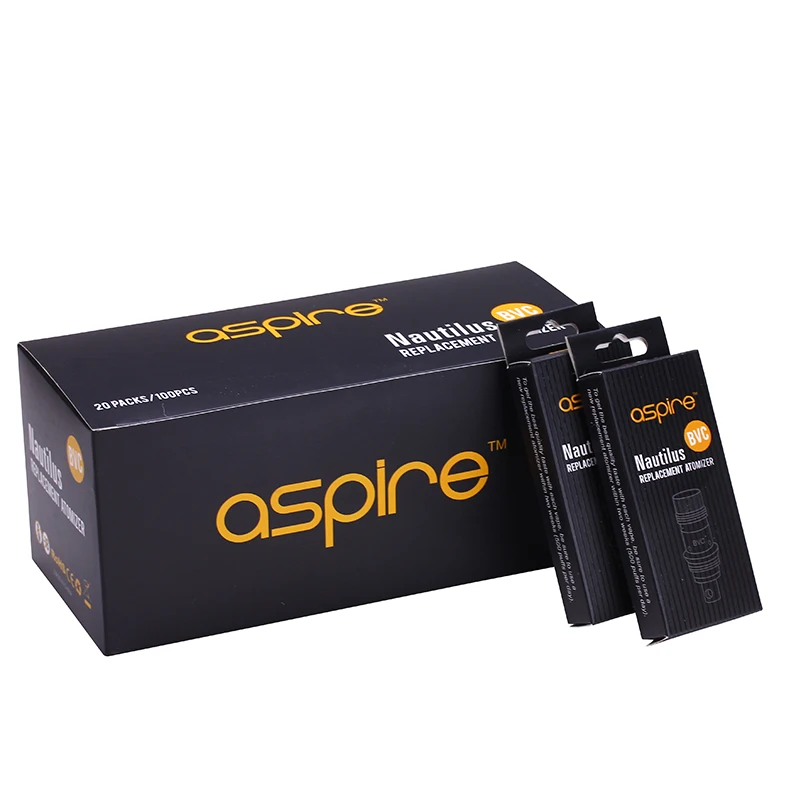 original Aspire Nautilus BVC Coil evaporator 1.6ohm 1.8ohm 0.7ohm Bottom Vertical Coil for elektronik sigara Nautilus 2 tank