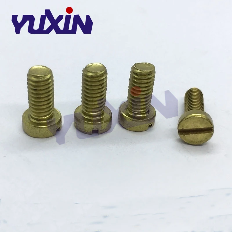  M2.0 Brass slotted cheesehead bolt pkt 10 M2.5 & M3.0 washer & nut