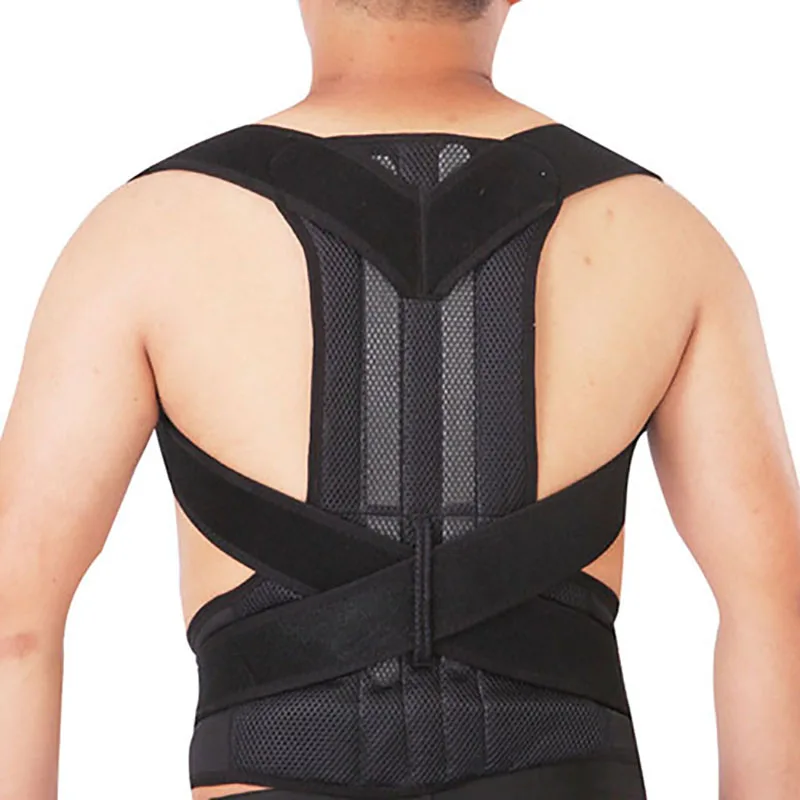 

Men's Corset Back Posture Corrector Belt for Men Back Brace Lumbar Support Belt Round Shoulder Back Correction S-XXL AFT-B003