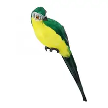 Ручной работы моделирование декоративное с симпатичными попугаями, птица модель на открытом воздухе домашний сад орнамент