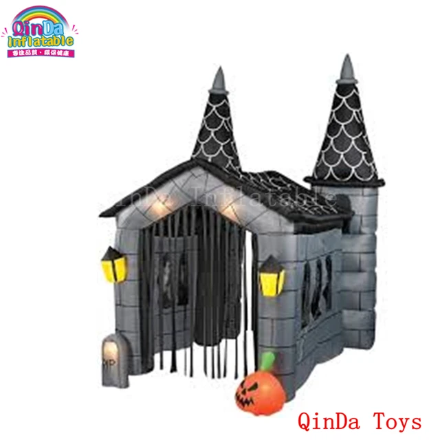 giant halloween decoration inflatable pumpkin haunted househalloween inflatable haunted house for sale