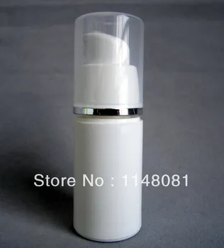 

15ML White Bottle With Transparent Cap Airless Bottle