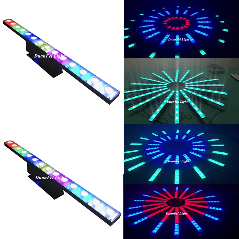 2018 новый этап DJ LED бар Dmx Pixel настенная шайба RGB луч + стирка 2в1 эффект 14x3w|Эффект