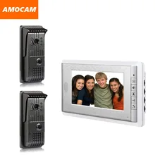 7″ LCD Monitor 2 to 1 video door Phone DoorBell DoorPhone Intercom System Support Night vision