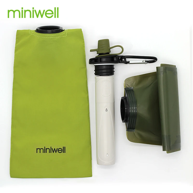  Survival Outdoor Camping & Hiking Portable Water Purification with bag Filtered Water On The Go