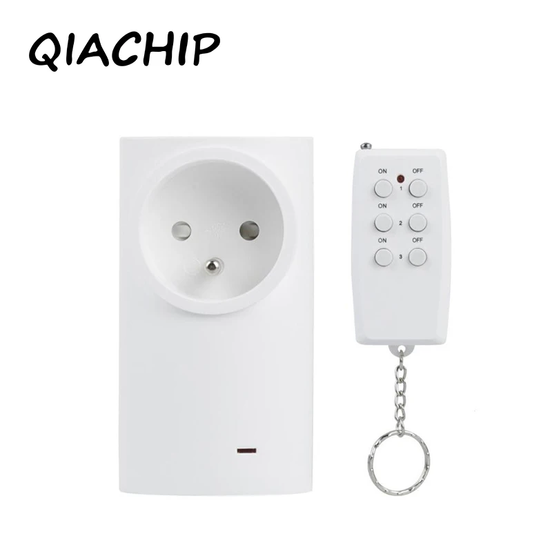 LEMAIC Intelligent UK Plug Wireless Remote Control 1 Socket Receivers 1 Transmitter Power Outlet