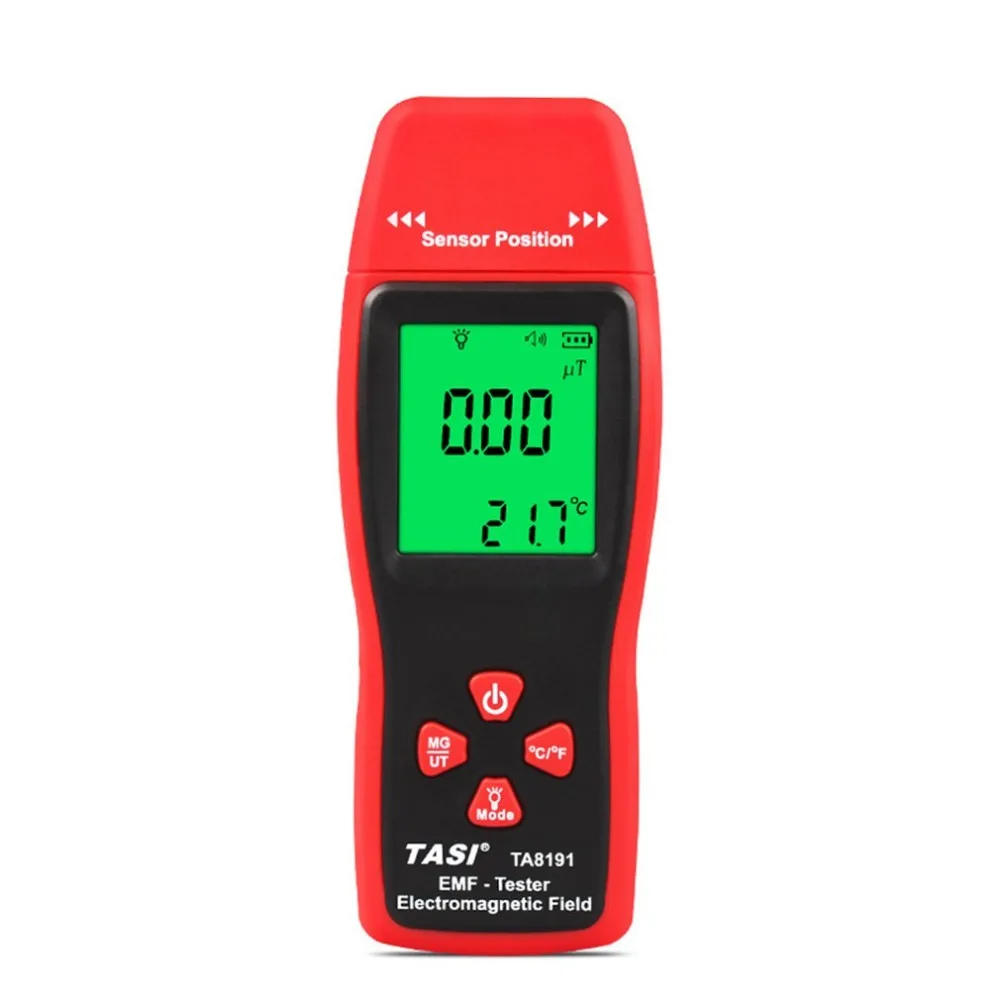 

TA8191 Digital Mini LCD Electromagnetic Field Radiation Detector Handheld EMF Meter Dosimeter Gauss Tester Single Axis