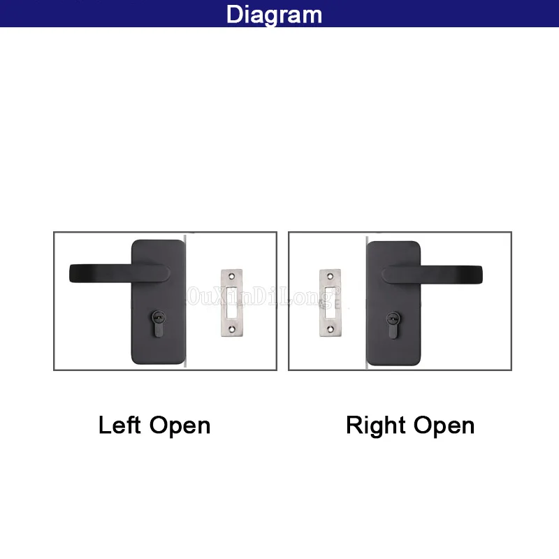 1 шт. черный цинковый сплав стекло однодверная ручка замок стеклянные перегородки дверные замки для 8-12 мм стекло с 3 шт. ключами JF1907