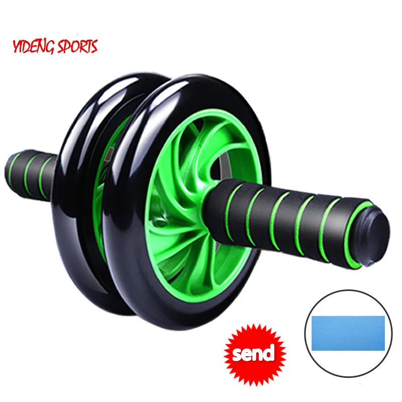 

Abdominal ABS Wheel Home Exercise Fitness Equipment Roller Push-up Double Wheel Mute Waist Abdominal Exercise