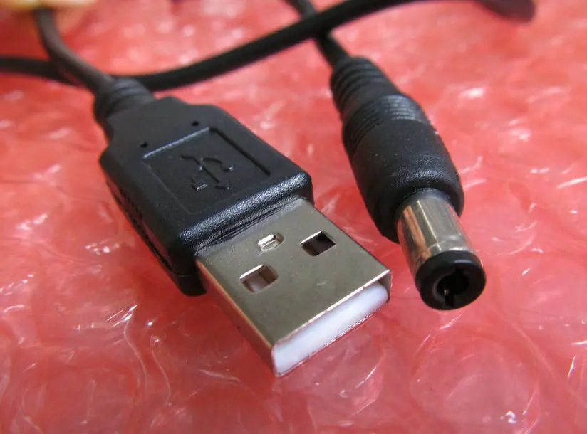 

1 piece straight USB A 2.0 male to DC 5.5x2.5mm Male Power Plug charging Cable Supply Extension line connector cord 1meter