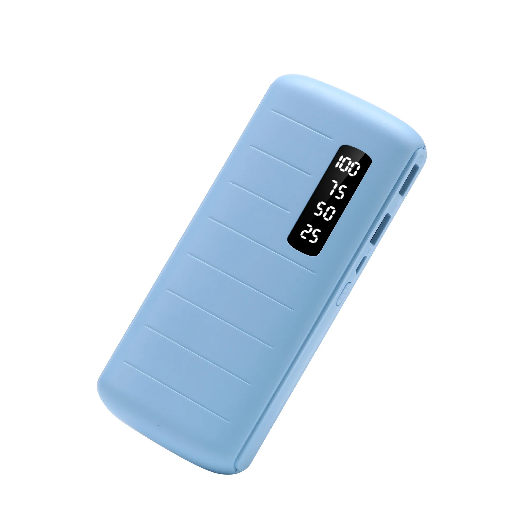 Latest Model 18650 Mobile Power Supply 20000 MAh With Digital Display Charging Creasure Powerbank For Mobile Phone - Цвет: Blue