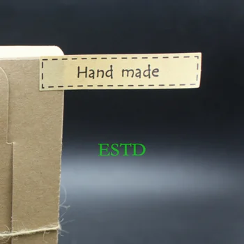 

1600pcs long rectangle hand made Sealing Label Stickers for Gift DIY
